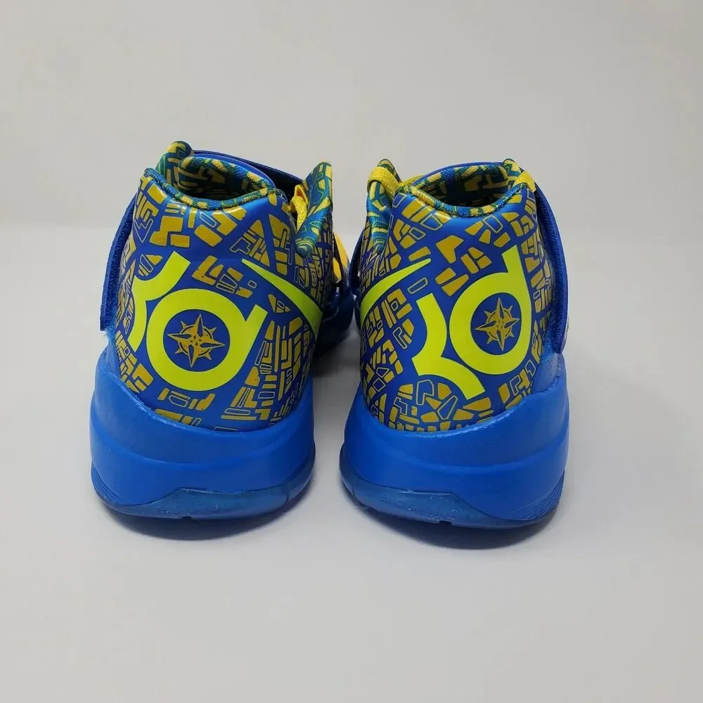Nike Zoom KD IV 4 Sneaker Men's 10 Photo Blue / Lemon Twist FZ5916-400
